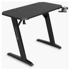 Стіл для геймерів SENSE7 Nomad Basic Чорний 120x60 см (13149227)