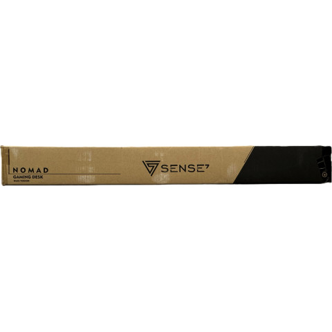 Стіл для геймерів SENSE7 Nomad Basic Чорний 120x60 см (13149227)