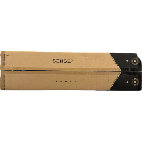 Стіл для геймерів SENSE7 Nomad Basic Чорний 120x60 см (13149227)