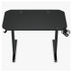 Стіл для геймерів SENSE7 Nomad Basic Чорний 120x60 см (13149227)