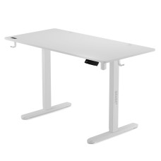 Стіл для геймерів з електрорегулюванням висоти SENSE7 Nojo 120x60 білий (13187592)