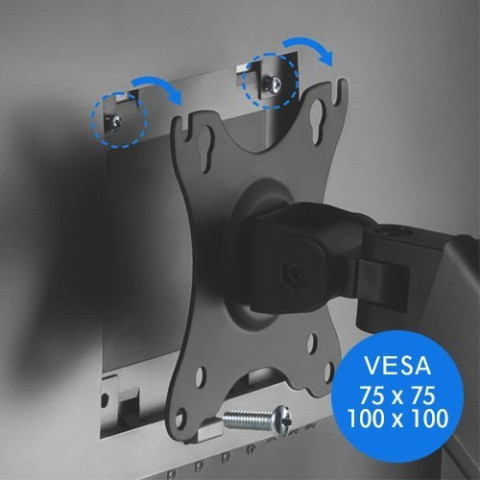 Настінне кріплення для монітора 17''-32'' SENSE7 HANG WALL ARM (13258036)