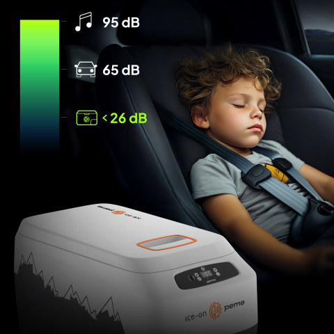 Автомобільний холодильник Peme Go 30 Adventure Orange + ремінь на плече (7849593)