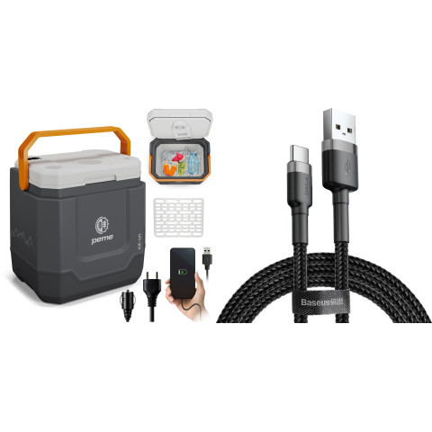 Автомобільний холодильник Peme Trip 31.5 л Adventure Orange з Bluetooth-колонкою (8466227)