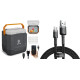 Автомобільний холодильник Peme Trip 31.5 л Adventure Orange з Bluetooth-колонкою (8466227)