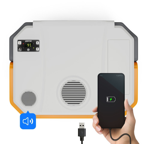 Автомобільний холодильник Peme Trip 31.5 л Adventure Orange з Bluetooth-колонкою (8466227)