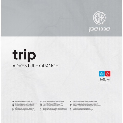 Автомобільний холодильник Peme Trip 31.5 л Adventure Orange з Bluetooth-колонкою (8466227)
