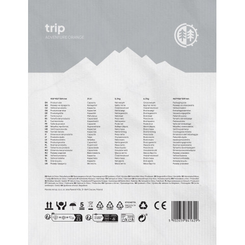 Автомобільний холодильник Peme Trip 31.5 л Adventure Orange з Bluetooth-колонкою (8466227)
