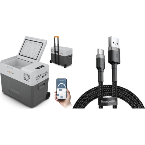 Автомобільний холодильник Peme Expedition 40 Adventure Orange + кабель USB (8466228)