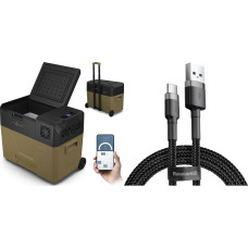 Автомобільний холодильник Peme Expedition 40 Storm Sand + кабель USB (8466229)