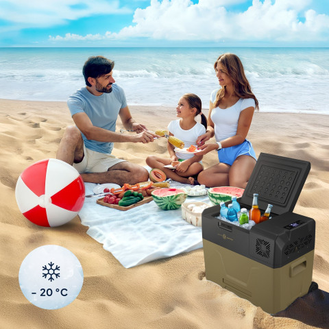Автомобільний холодильник Peme Expedition 40 Storm Sand + кабель USB (8466229)