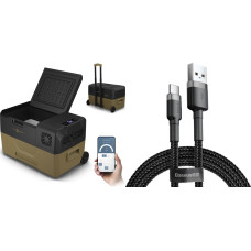 Автомобільний холодильник Peme Expedition 30 Storm Sand + кабель USB (8466232)