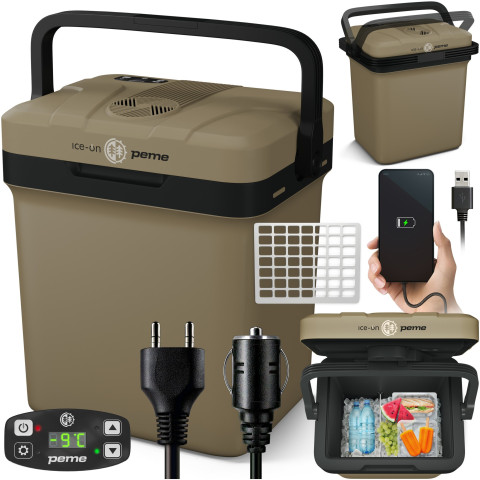 Автомобільний холодильник Peme Essential 27 Sand Storm + кабель USB (8466284)