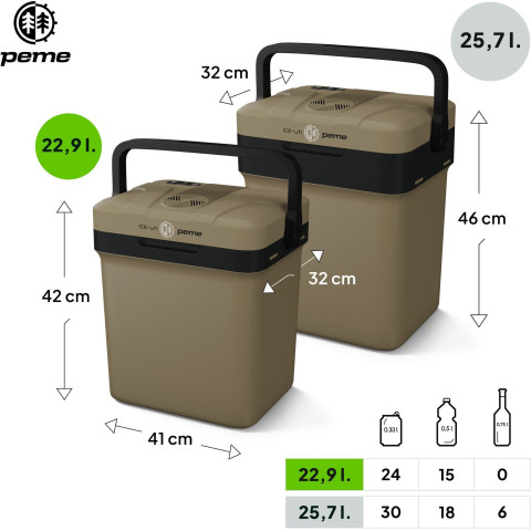 Автомобільний холодильник Peme Essential 27 Sand Storm + кабель USB (8466284)