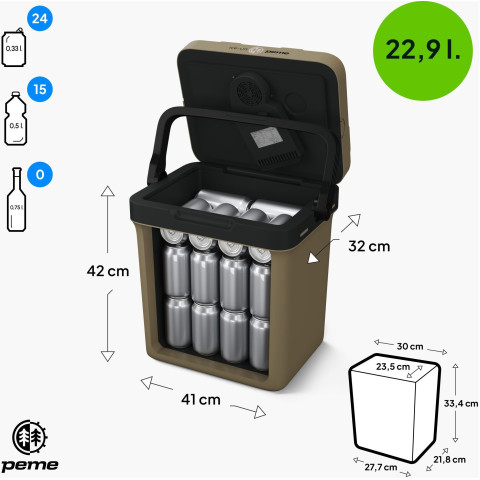 Автомобільний холодильник Peme Essential 27 Sand Storm + кабель USB (8466284)