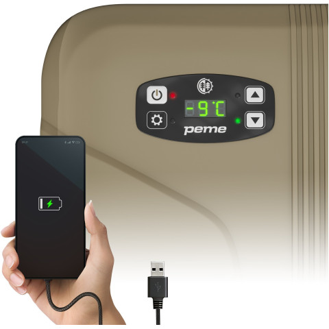 Автомобільний холодильник Peme Essential 27 Sand Storm + кабель USB (8466284)