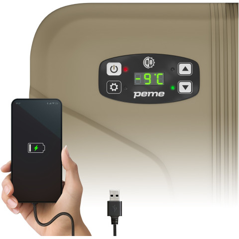 Автомобільний холодильник Peme Essential 32 Sand Storm + кабель USB (8466289)