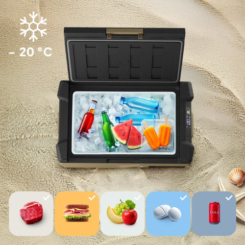 Автомобільний холодильник Peme Quest 30 Storm Sand + USB кабель (8466293)