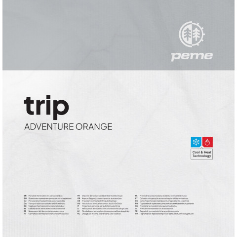 Автомобільний холодильник з Bluetooth Peme Trip 31.5 л Adventure Orange (9383035)