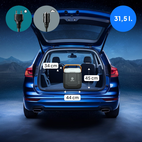 Автомобільний холодильник з Bluetooth Peme Trip 31.5 л Adventure Orange (9383035)