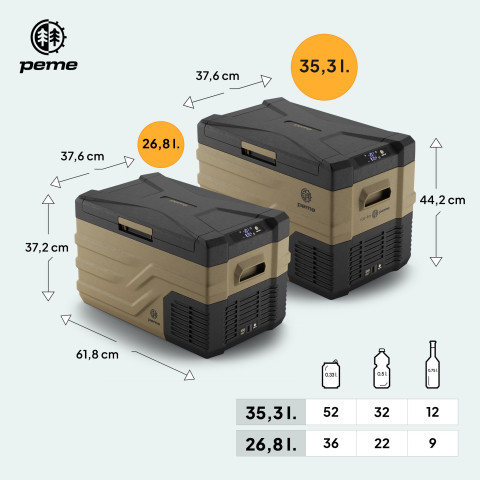 Автомобільний холодильник Peme Quest 40 Storm Sand (12993815)