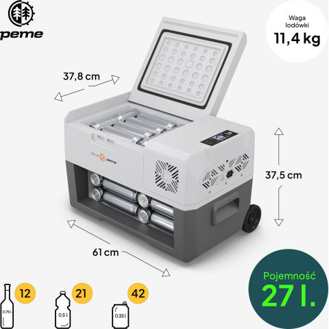 Автомобільний холодильник Peme Expedition 30 Adventure Orange (12993817)
