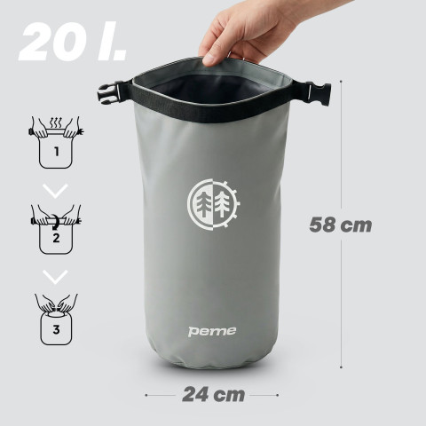 Водонепроникний мішок Peme Hydro Dry Bag 20L (15612229)