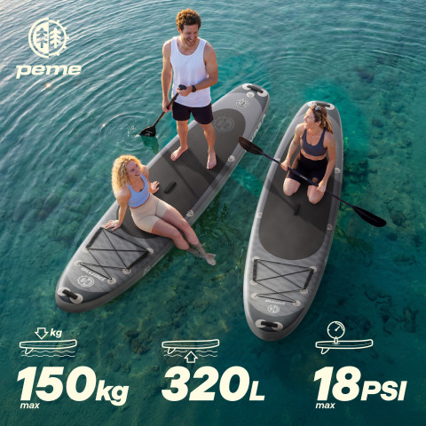 Надувна дошка для веслування Peme Hydro SUP 320x81x15 Dark Sky (15612235)