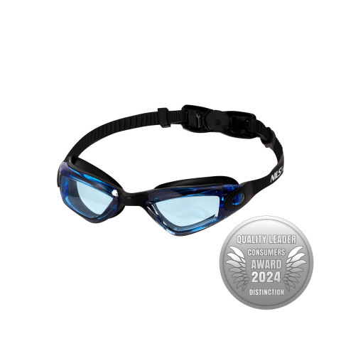 Дитячі окуляри для плавання NILS AQUA NQG770AF Чорний/Синій (11-10-355)