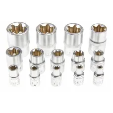 Набір торцевих насадок TORX KRAFT&DELE 14 предметів (KD10335)