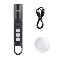 Ліхтарик LED NILS CAMP NC0003 800 Лм з USB зарядкою (15-02-302)