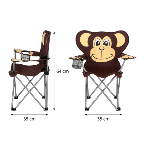 Дитяче туристичне крісло NILS FUN MONKEY NC3029 (15-03-284)