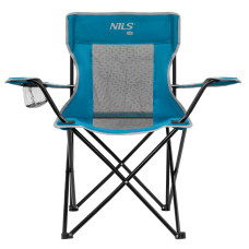 Крісло туристичне NILS CAMP NC3302 блакитно-сіре (15-03-304)