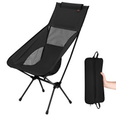 Крісло туристичне Ultralight Nils NC3321 чорне (15-03-317)