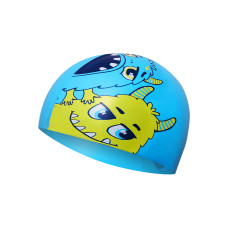 Шапочка для плавання дитяча NILS AQUA MONSTER синя (11-30-081)