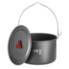 Туристичний казанок NILS CAMP NC17117 з кришкою, 4 л (15-02-530)
