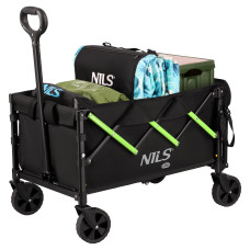 Візок туристичний NILS CAMP NC2608 Чорно-зелений 100л (15-03-516)