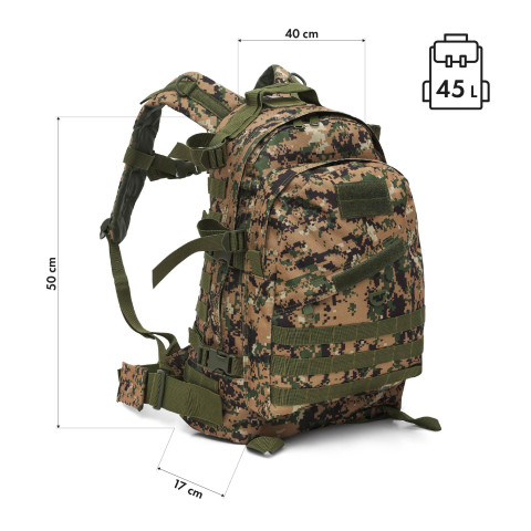 Рюкзак тактичний NILS CAMP Vanguard 45L (15-07-319)