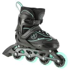 Роликові ковзани NILS EXTREME NA11008 M (35-38) чорно-м'ятні (16-01-237)