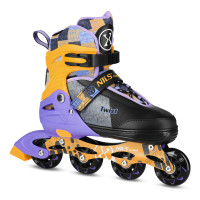 Роликові ковзани NILS EXTREME TWIST NA13810 Жовті Розмір S (31-34) (16-01-322)