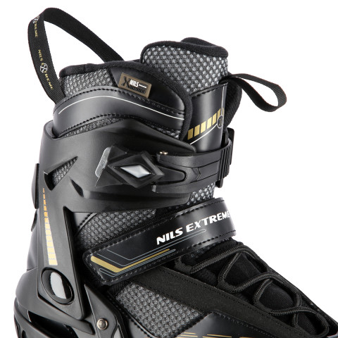 Роликові ковзани NILS EXTREME NA2150 чорно-золоті розм. 43 (16-10-066)