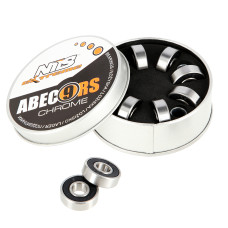 Підшипники хром Nils Extreme ABEC-9 RS 8шт графітовий (16-2-292)