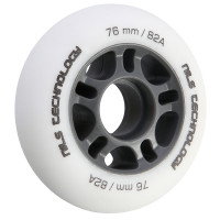 Колеса для роликів NILS EXTREME PU 76x24 82A (4 шт.) білий матовий біла (16-30-023)