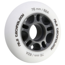 Колеса для роликів NILS EXTREME PU 76x24 82A (4 шт.) білий матовий (16-30-023)