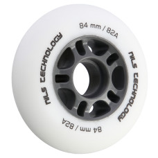 Колеса для роликів NILS EXTREME PU 84x24 82A (4 шт.) білий матовий (16-30-025)