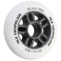 Колеса для роликів NILS EXTREME PU 90x24 82A (4 шт.) білий матовий (16-30-026)