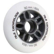 Колеса для роликів NILS EXTREME PU 90x24 82A (4 шт.) білий матовий (16-30-026)