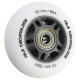 Колеса для роликів NILS EXTREME PU 72x24 82A білі матові (4 шт.) + підшипники ABEC-9 (8 шт.) (16-32-034)