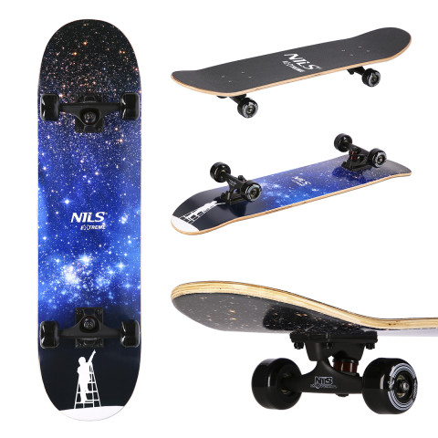 Скейтборд NILS EXTREME CR3108SA SPACE STAR (16-40-133)