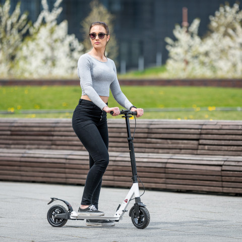 Самокат з дисковим гальмом NILS EXTREME HM208T WHITE (16-50-058)